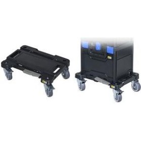 allit Rollbrett EuroPlus MetaRoll, schwarz aus ABS-Kunststoff, für EuroPLus Metabox-Kopplungssystem, - 1 Stück (454495)