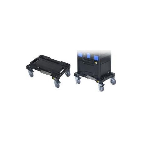 allit Rollbrett EuroPlus MetaRoll, schwarz aus ABS-Kunststoff, für EuroPLus Metabox-Kopplungssystem, - 1 Stück (454495)