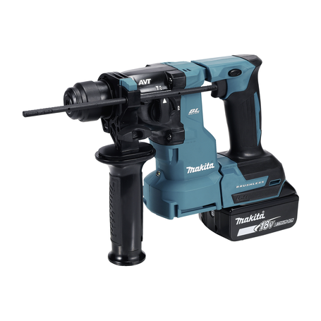 Makita DHR183RTWJ -Akku-Kombihammer 18 V 5.0 Ah Li-Ion 500 W inkl. 2. Akku, inkl. Ladegerät, inkl. Koffer (DHR183RTWJ)