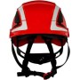 3M X5005V-CE Schutzhelm mit UV-Sensor, reflektierend, belüftet Rot EN 397, EN 12492 (X5005V-CE)