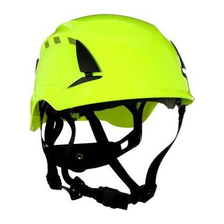3M SecureFit X5014VE-CE Schutzhelm belüftet, mit UV-Sensor Neon-Grün EN 397, EN 12492, EN 50365 (X5014VE-CE)