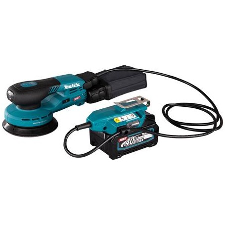 Makita BO001CGZ Akku-Exzenterschleifer ohne Akku Ladegerät 40 V O 125 (BO001CGZ)