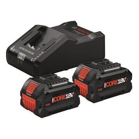 Bosch Akku-Ladegerät 2 x ProCORE18V+ 8.0Ah+ GAL 18V-160 (1600A02X03)