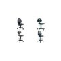 Topstar Arbeitsstuhl TEC 50, Kunstleder, schwarz, ohne Fußring, Spezial-Muldensitz, stabiles Fußkreuz, Lehnenhöhe: (72250 D10