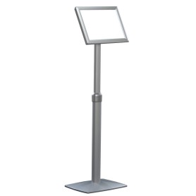 Franken BS0905 stand informativo e supporto per brochure A4 Alluminio Argento