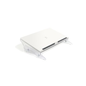 BakkerElkhuizen FlexDesk 630N porta documenti Acrilico, Plastica, Gomma, Acciaio Trasparente, Bianco (BNEFDESK630N)