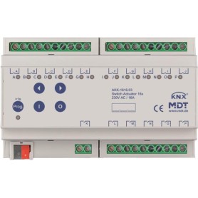MDT AKK-1616.03 Schaltaktor 16-fach, 8TE, REG, 16A, 70µ (AKK-1616.03)
