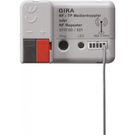 GIRA KNX RF/TP Medienkoppler RF-Repeater 511000 (511000)
