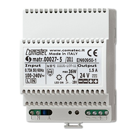 JUNG NT 2415 REG VDC alimentatore per computer Bianco (NT2415REGVDC)