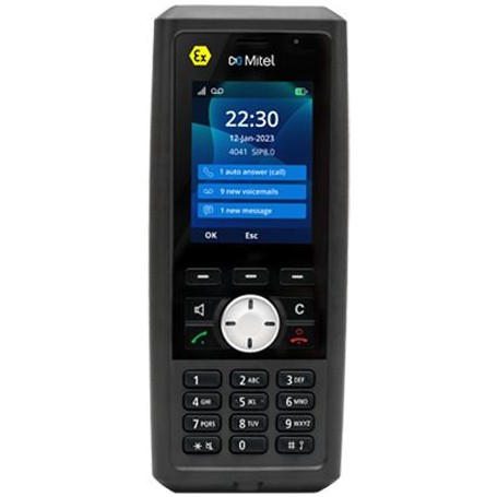 Mitel 742d mit Ladeschale schwarz (51310677)