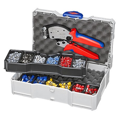 Knipex 97 90 13 pinza crimpatrice Set di utensili/attrezzi Multicolore
