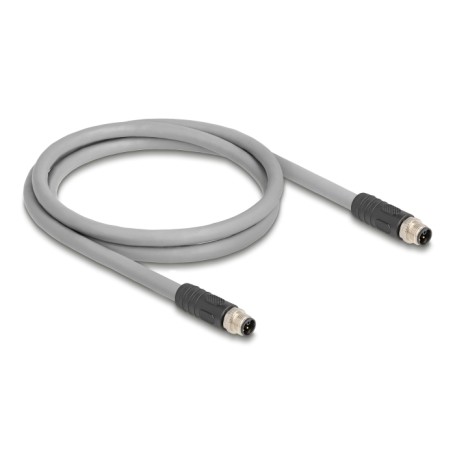 DeLOCK 80536 cavo per sensori e attuatori 5 m RST M12 Grigio
