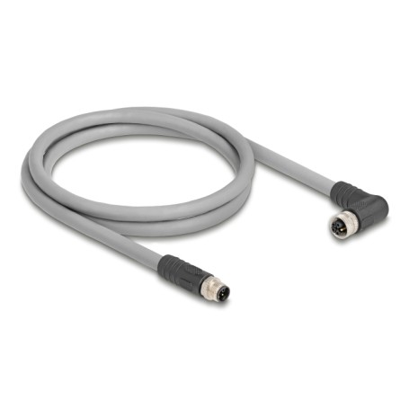 DeLOCK 80545 cavo per sensori e attuatori 5 m RST M12 Grigio