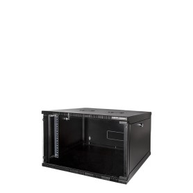 LogiLink W06B54B rack 6U Da parete Nero