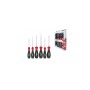 Schraubendreher-Set SoftFinish, 6-teilig (schwarz/rot) (21250)