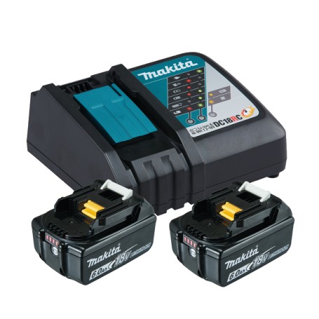 Power Source Kit 18V 6Ah (schwarz, 2x Akku BL1860B, 1x LadegertDC18RC) (199480-6)