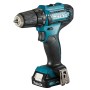 Akku-Bohrschrauber DF333DSAE, 12Volt (blau/schwarz, 2x Li-Ion Akku 2,0Ah)