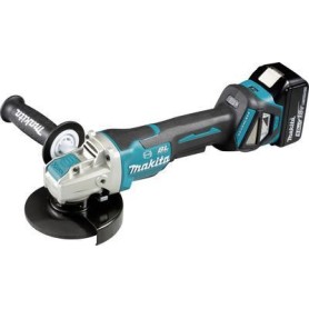 X-LOCK Akku-Winkelschleifer DGA519RTJ, 18Volt (blau/schwarz, 2x Li-Ion Akku 5,0Ah)