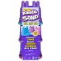 Kinetic Sand , Confezione da 3 Mini Castelli, 340 g di Sabbia Modellabile in 3 Colori Brillanti, dai 3 Anni, 6053520
