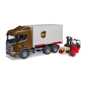 Scania Super 560R Logistik LKW mit Mitnahmestapler (03582)