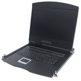 Intellinet 508056 console a rack 48,3 cm (19") 1366 x 768 Pixel Nero 1U (508056)