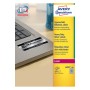 Avery L6009-100 etichetta autoadesiva Rettangolo con angoli arrotondati Permanente Argento 4800 pz
