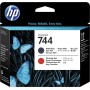 HP 744 - Schwarz, Chromatic Red - Druckkopf - für DesignJet Z2600 PostScript, Z5600 PostScript (F9J88A)