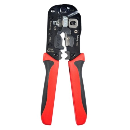 Lanview LVN125457 pinza crimpatrice Set di dadi per cavi Rosso