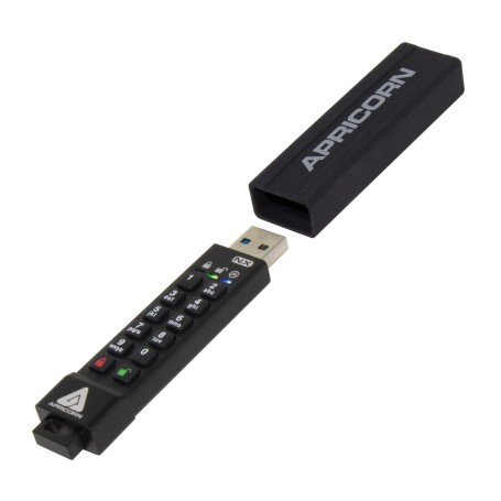 Apricorn ASK3 unità flash USB 8 GB USB tipo A 3.2 Gen 1 (3.1 Gen 1) Nero (ASK3-NX-8GB)