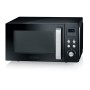 Severin MW 7752 Superficie piana Microonde combinato 25 L 900 W Nero, Acciaio inossidabile (7752) (MW7752)