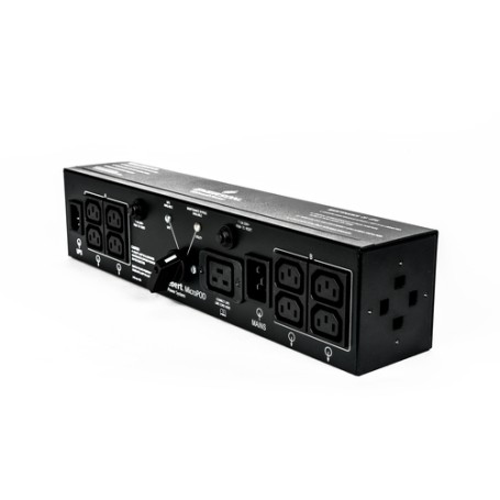 Vertiv 2U MicroPod External maintenance Bypass unità di distribuzione dell'energia (PDU) 19 presa(e) AC Nero (MP2-220K)