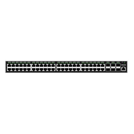 Grandstream Networks GWN7806P switch di rete Gestito L2+ Gigabit Ethernet (10/100/1000) Supporto Power over Ethernet (PoE) Grigi
