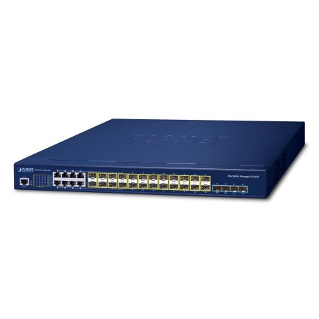 PLANET Layer 3 16-Port 100/1000X SFP Gestito L3 10G Ethernet (100/1000/10000) 1U Blu (SGS-6310-16S8C4XR)