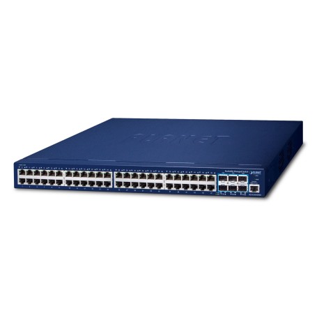 PLANET SGS-6310-48T6X switch di rete Gestito L3 Gigabit Ethernet (10/100/1000) 1U Blu