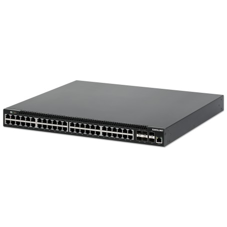 Intellinet 562041 switch di rete Gestito L3 Gigabit Ethernet (10/100/1000) Supporto Power over Ethernet (PoE) Nero