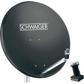 Schwaiger SAT-Anlage ohne Receiver Teilnehmer-Anzahl: 4 (SPI991.1SET)