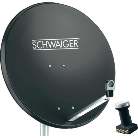 Schwaiger SAT-Anlage ohne Receiver Teilnehmer-Anzahl: 4 (SPI991.1SET)