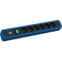 Bachmann PRIMO 2 prolunghe e multiple 2 m 6 presa(e) AC Interno Nero, Blu (350.322)
