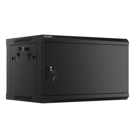 Lanberg WF01-6406-00B rack 6U Da parete Nero
