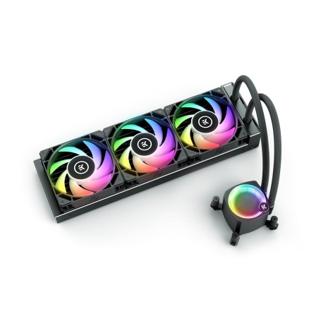 EK Water Blocks Nucleus AIO CR360 Lux D-RGB Processore Raffreddatore di liquidi tutto in uno 12 cm Nero 1 pz (3831109851685)