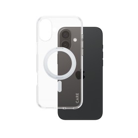 PanzerGlass CARE by ® Feature Cover Trasparente con Kickstand Argento & MagSafe iPhone 16 Plus (1327)