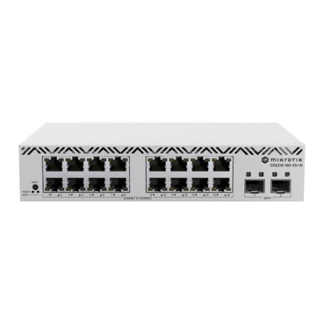 Mikrotik CSS318-16G-2S+IN switch di rete Gestito Gigabit Ethernet (10/100/1000) Bianco