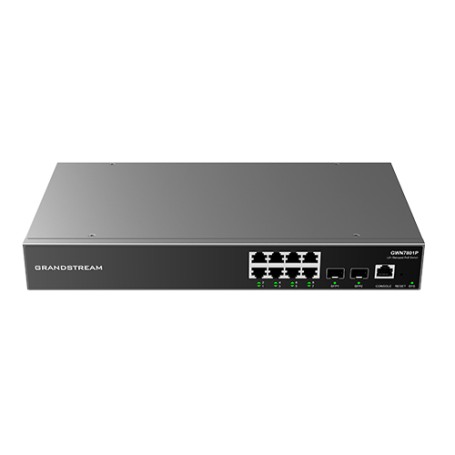 Grandstream Networks GWN7801P switch di rete Gestito L2+ Gigabit Ethernet (10/100/1000) Nero