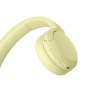 Sony WHCH520Y.CE7 cuffia e auricolare Wireless A Padiglione Musica e Chiamate USB tipo-C Bluetooth Giallo