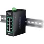 Trendnet TI-PGLC80 switch di rete Non gestito Gigabit Ethernet (10/100/1000) Supporto Power over Ethernet (PoE) Nero