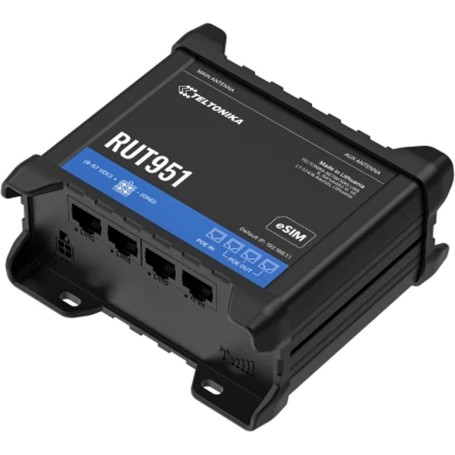 Teltonika RUT951 - Wireless Router - WWAN 3-Port-Switch 2,4 GHz (RUT951B10K00)