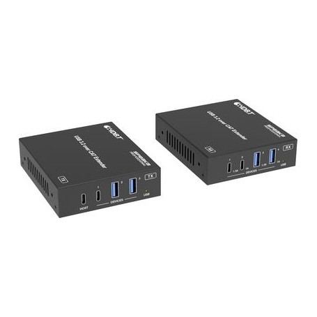 SpeaKa Professional SP-USBE-820 7+1 Port KVM-Extenderüber PC steuerbar Schwarz (SP-13472864)