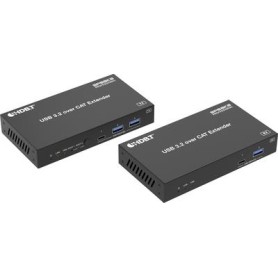 SpeaKa Professional SP-USBE-830 7+2 Port KVM-Extenderüber PC steuerbar Schwarz (SP-13472960)