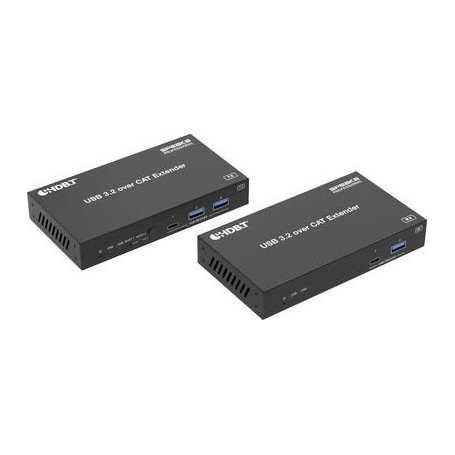 SpeaKa Professional SP-USBE-830 7+2 Port KVM-Extenderüber PC steuerbar Schwarz (SP-13472960)