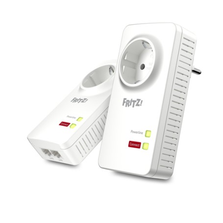 FRITZ! Powerline 1220E 1200 Mbit/s Collegamento ethernet LAN Bianco 2 pz (20002753)